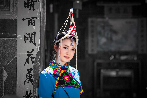 【高清】美麗的畬族美女及服飾攝影圖片